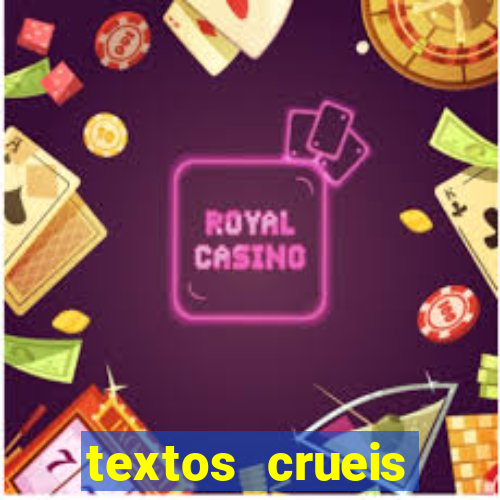 textos crueis demais pdf